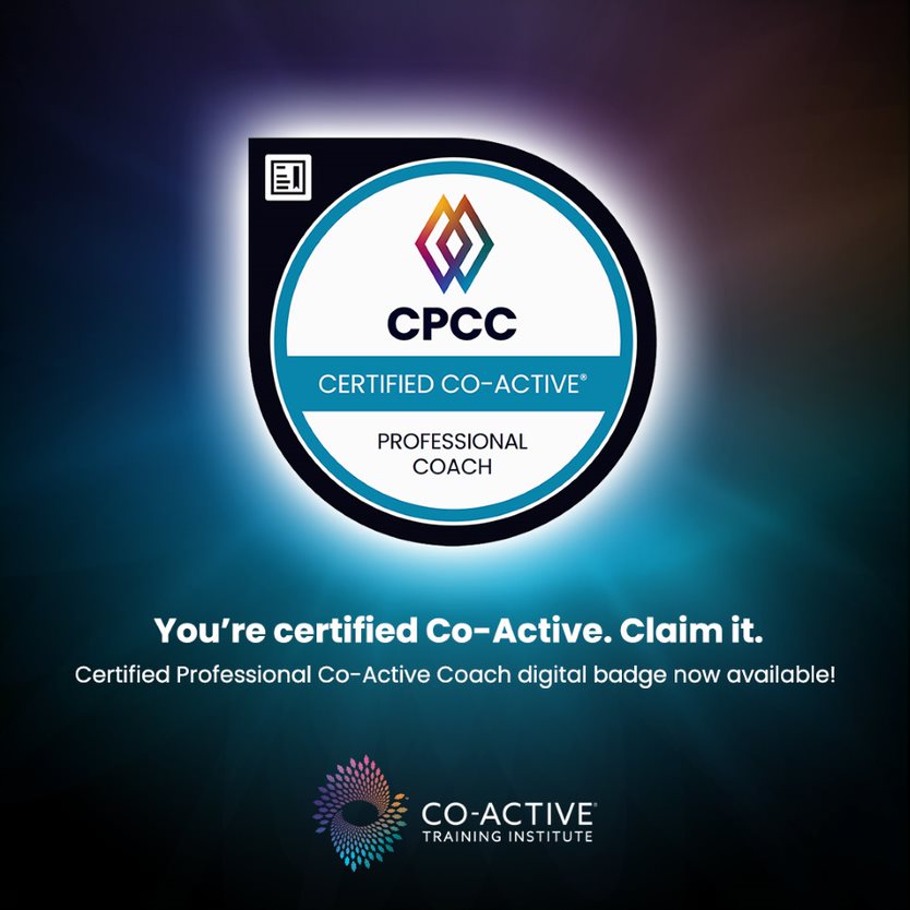 Certified Professional Co-Active Coach (CPCC) Badge
